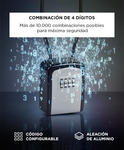 Caja Fuerte Guarda Llaves Gadnic Con Cable Extraíble - 3