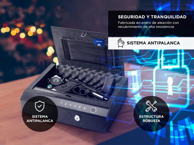 Caja Fuerte Digital Gadnic 3 Aperturas Con Iluminación LED  - 4