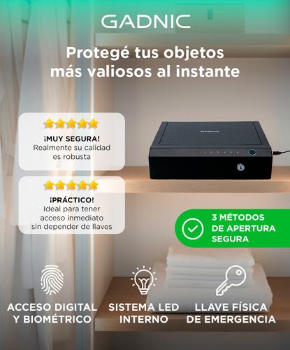 Caja Fuerte Digital Gadnic 3 Aperturas Con Iluminación LED  - 1