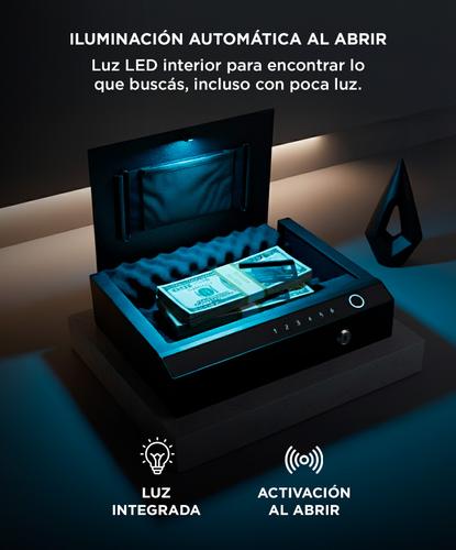 Caja Fuerte Digital Gadnic 3 Aperturas Con Iluminación LED  - 3