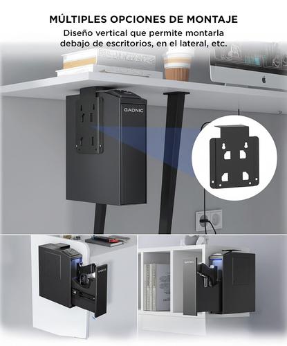 Caja fuerte para pistola Gadnic vertical con Seguridad por Huella Dactilar Llave de Acceso y Código PIN - 3