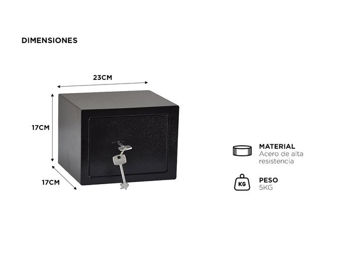Caja Fuerte Gadnic Seguridad Reforzada Abulonar Pared - 5