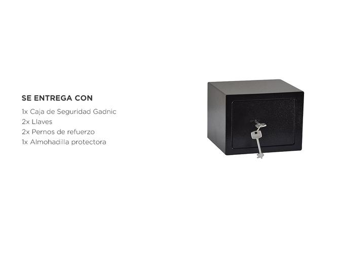 Caja Fuerte Gadnic Seguridad Reforzada Abulonar Pared - 6