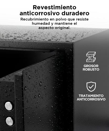 Caja Fuerte Gadnic Seguridad Reforzada Digital Con Llave y Teclado - 4