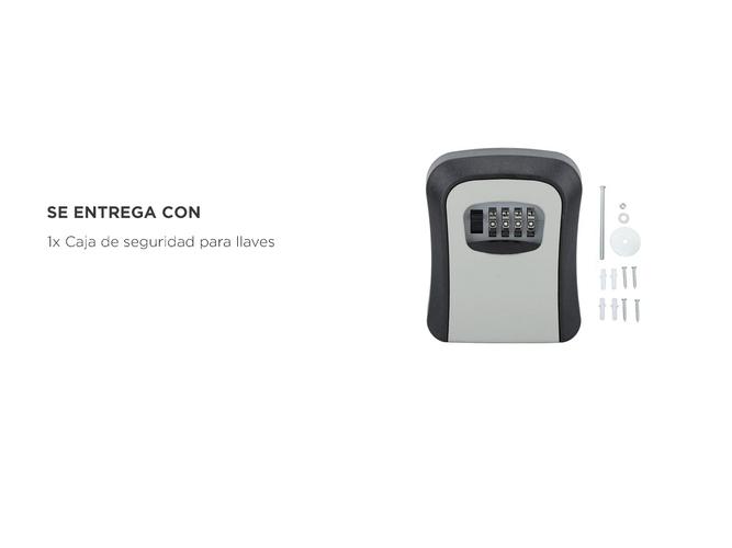 Caja Fuerte Guarda Llaves Gadnic Seguridad con Combinación - 4