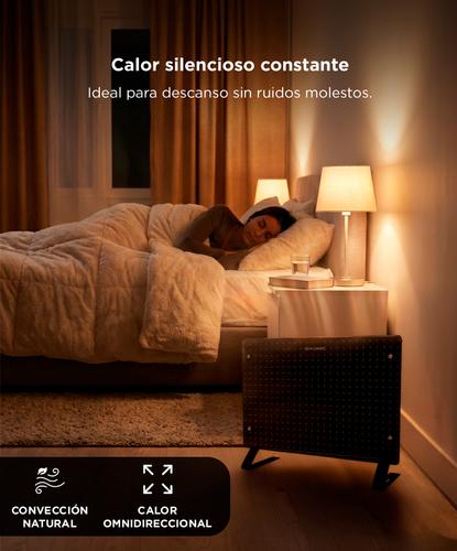Panel Calefactor Vitrocerámico 2000W Gadnic Con Termostato Vidrio Templado 3 Niveles - 2