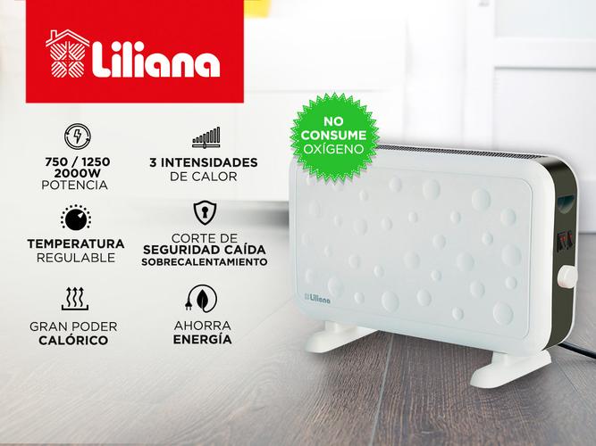 Convector Liliana Convectory Plus CFB17 2000w Con Forzador Menor Consumo - 1