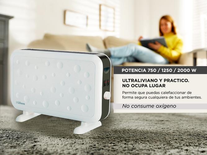 Convector Liliana Convectory Plus CFB17 2000w Con Forzador Menor Consumo - 2