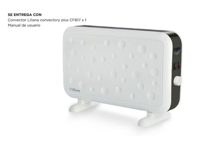 Convector Liliana Convectory Plus CFB17 2000w Con Forzador Menor Consumo - 5