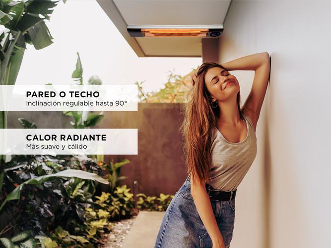 Calefactor de pared/techo Liliana CCP2200 de Fibra de Carbono Exteriores - 2