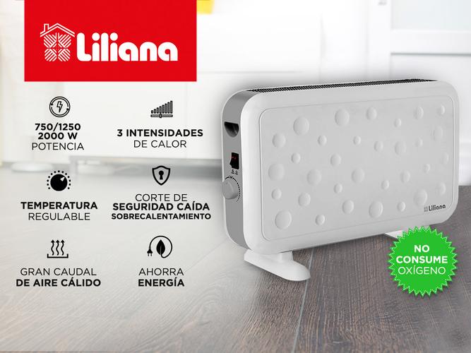 Calefactor eléctrico Convector Liliana Convectory CNG17 2000W - 1