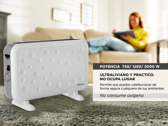 Calefactor eléctrico Convector Liliana Convectory CNG17 2000W - 2