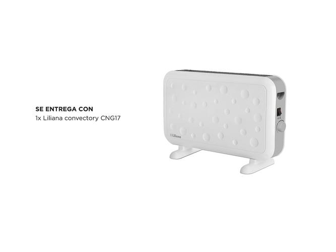 Calefactor eléctrico Convector Liliana Convectory CNG17 2000W - 5