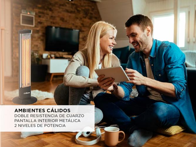 Calefactor vertical Liliana CV027 infrarrojo Verticalefactor 600/1200W - 3