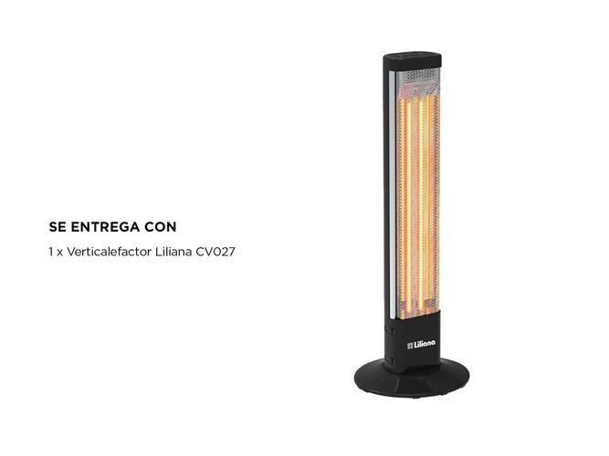 Calefactor vertical Liliana CV027 infrarrojo Verticalefactor 600/1200W - 5