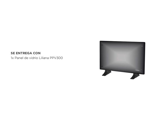 Calefactor Panel de vidrio pie/pared Liliana PPV300 eléctrico hotglass - 5