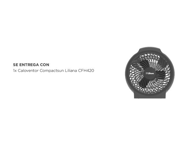 Caloventor Liliana Cfh420 Compactsun Con Forzador de Aire - 5