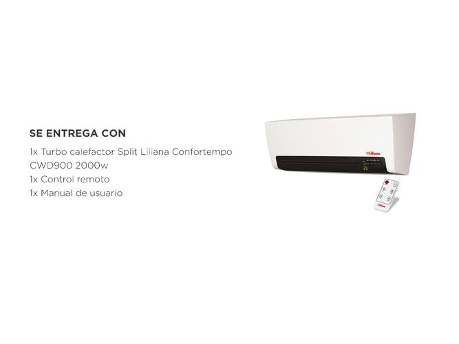 Turbocalefactor Split Liliana Confortempo 2000w CWD900 - 4