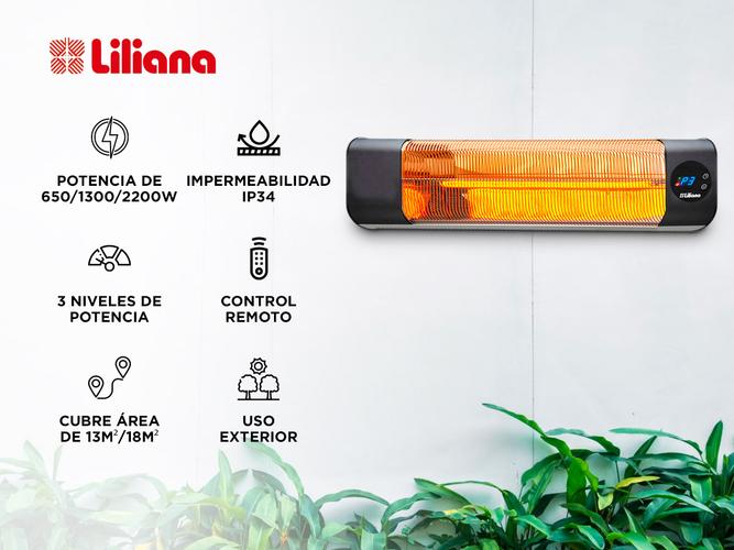 Calefactor Radiante Fibra Carbono ParedTecho Exterior 2200w CCP2200 - 1