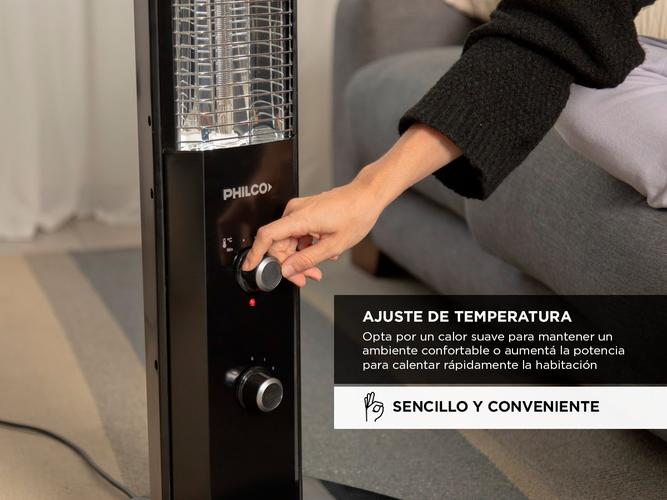 Calefactor Infrarrojo de Pie 2 Niveles de Potencia 1800W Philco - 2