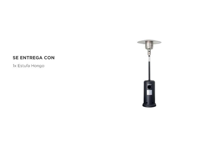 Estufa Hongo Calefactor Exterior a Gas 11100 kcalh Philco - 5