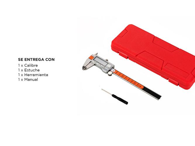 Calibre Calibrador Con Pantalla Digital Gadnic WAK99 0-150mm - 5