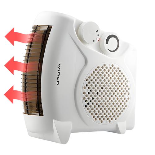 Caloventor Eléctrico Winco W116B con Termostato y Ventilación 2000W  Outlet - 0