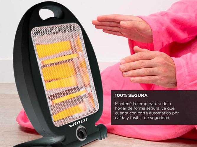 Estufa Eléctrica Cuarzo Winco W122 400W/800W - 3