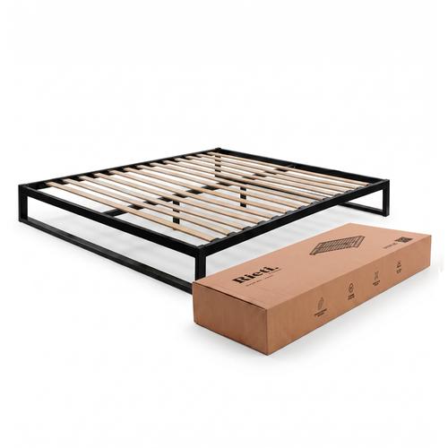 Base De Cama Desmontable Rieti by Gadnic 2 Plazas Estructura Metalica - 0