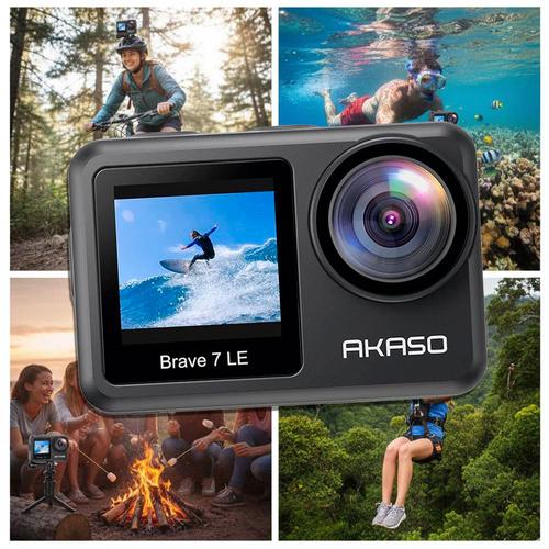 Cámara Deportiva Akaso Brave 7 LE 4K 30FPS Sensor Sony IMX386 - 0