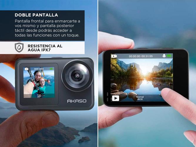 Cámara Deportiva Akaso Brave 7 LE 4K 30FPS Sensor Sony IMX386 - 2