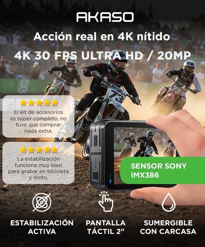 Cámara Deportiva Akaso Brave 7 LE 4K 30FPS Sensor Sony IMX386 - 1