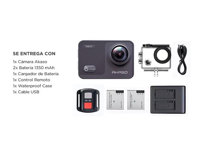Cámara Deportiva Akaso V50X 4K 30FPS Sensor IMX386 - 5