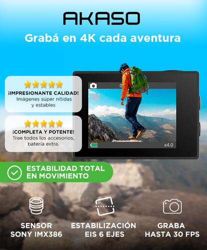Cámara Deportiva Akaso V50X 4K 30FPS Sensor IMX386 - 1