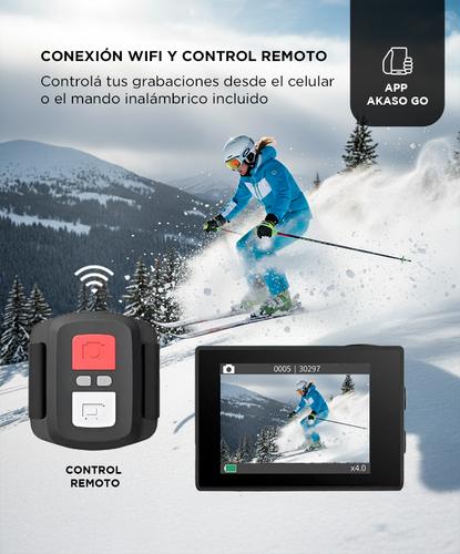 Cámara Deportiva Akaso V50X 4K 30FPS Sensor IMX386 - 2