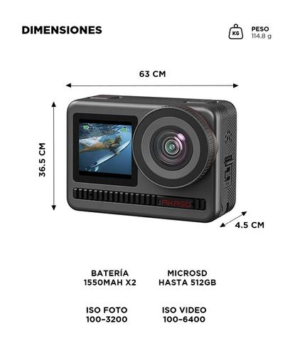 Camara De Accion AKASO Brave 8 4K60 48MP Deportiva Sumergible  - 5