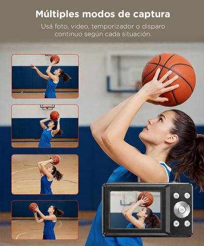 Cámara Digital Gadnic Fotos 64 mp Y Video 4K Portátil 8 Filtros - 3