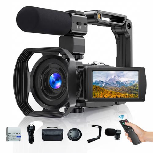 Cámara Filmadora 4K Gadnic Con Micrófono Y Estabilizador - 0