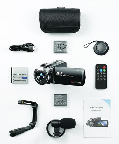 Cámara Filmadora 4K Gadnic Con Micrófono Y Estabilizador - 6