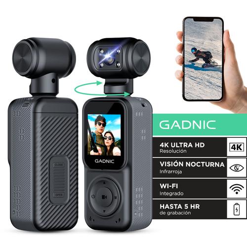 Cámara Deportiva GADNIC 4K WiFi  Gran Angular 135° Moto Visión Nocturna Para Casco - 0