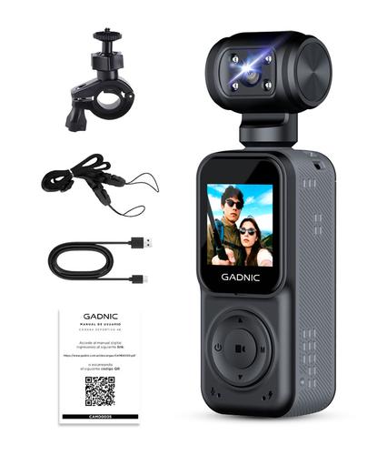 Cámara Deportiva GADNIC 4K WiFi  Gran Angular 135° Moto Visión Nocturna Para Casco - 6
