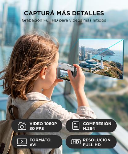 Mini Cámara Digital Llavero Gadnic 1080P Full HD Con Pantalla IPS Portátil  Memoria Expandible - 3