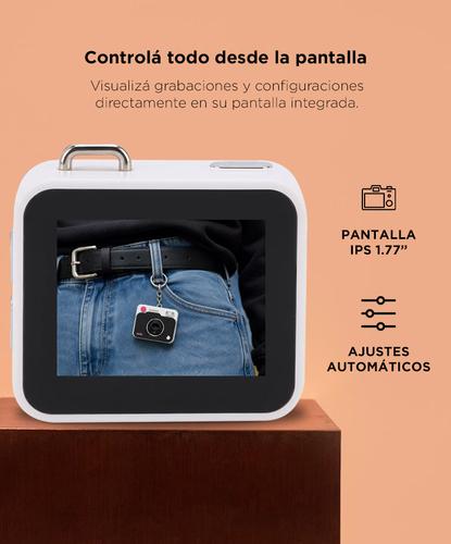 Mini Cámara Digital Llavero Gadnic 1080P HD Retro Con Pantalla Y Audio - 3
