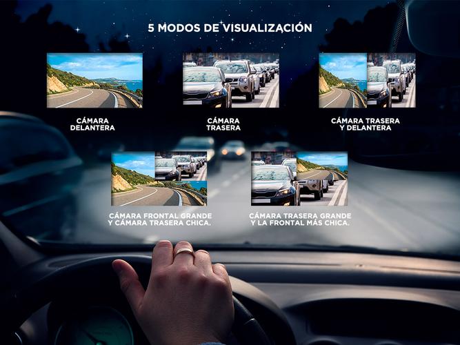 Cámara Espejo Retrovisor 1080P Con Camara - 2