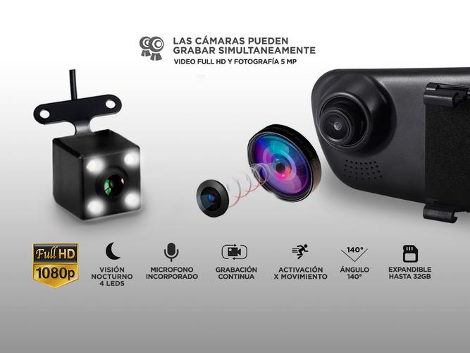 Kit Cámara para Auto GADNIC 1080P + Sensores Para estacionar - 3