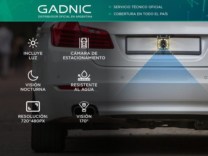 Cámara de Estacionamiento Gadnic Retroceso Marcha Atrás  - 1