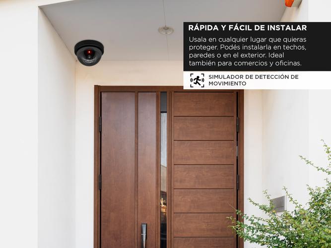 Cámara de Seguridad Domo Falsa Gadnic SPY24 Simulador de Detector de Movimiento - 3