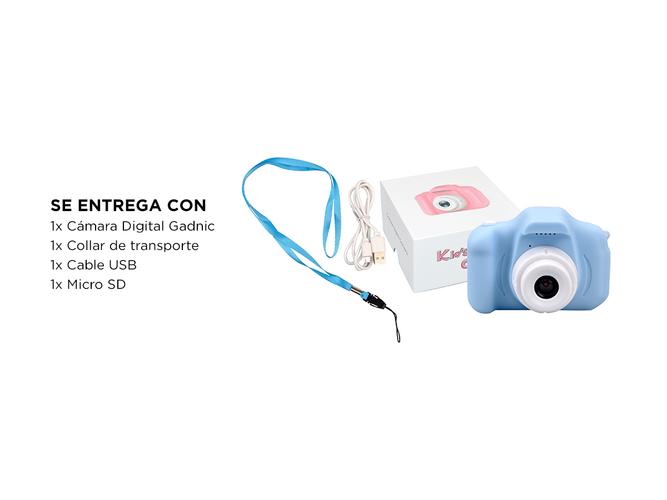 Cámara de Fotos Gadnic CK32 Digital Para Niños Función Resistente a Golpes - 6
