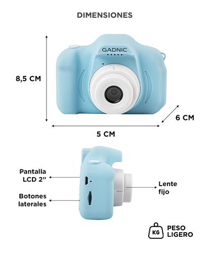 Cámara de Fotos Gadnic CK32 Digital Para Niños Función Resistente a Golpes - 5