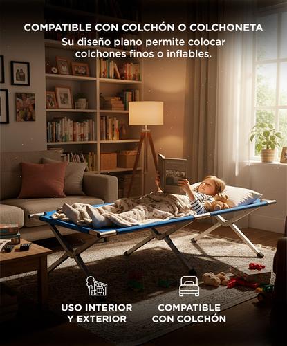 Catre Plegable Gadnic Polyester 120kg - 4